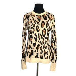 - A NEW DAY- WOMENS LONG SLEEVE CREW NECK ANIMAL PRINT SWEATER SIZE MEDIUM